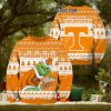 Longhorns Custom Name & Number Personalized Knitted Ugly Christmas Sweater