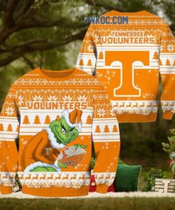 Tennessee Volunteers Grinch NCAA Christmas Ugly Sweater