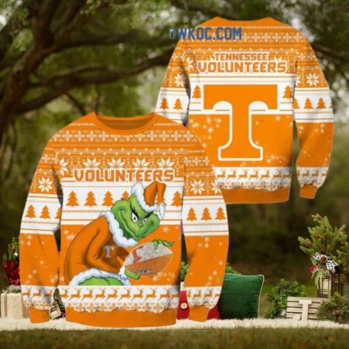 Tennessee Volunteers Grinch NCAA Christmas Ugly Sweater