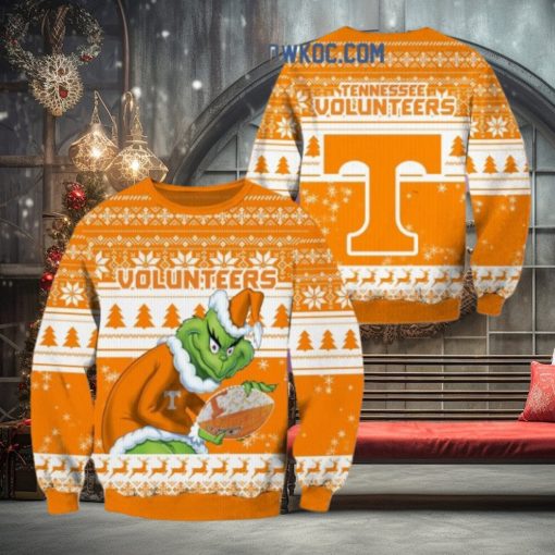 Tennessee Volunteers Grinch NCAA Christmas Ugly Sweater