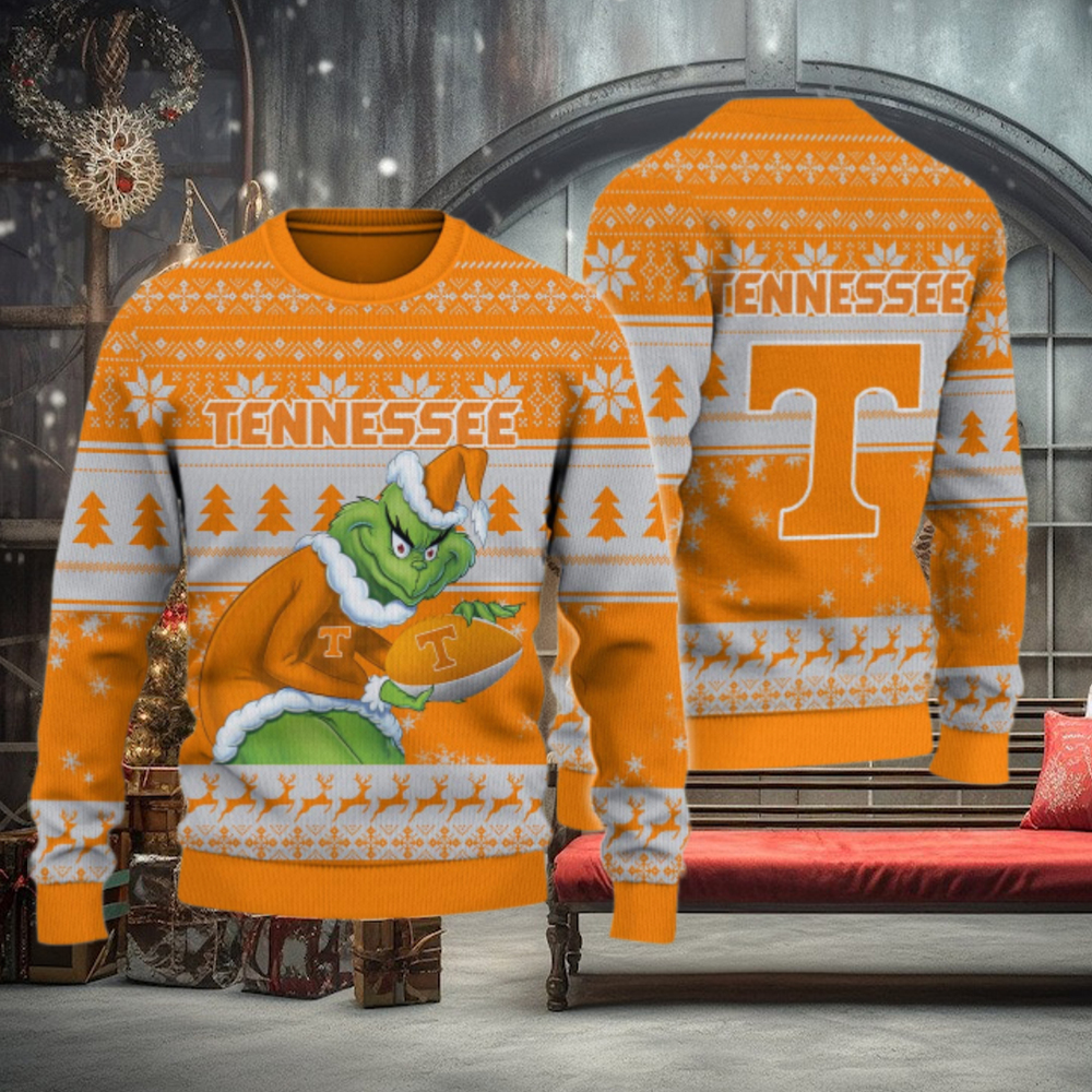 Tennessee Volunteers Grinch Ugly Christmas Sweater Tennessee Volunteers Grinch Ugly Christmas Sweater