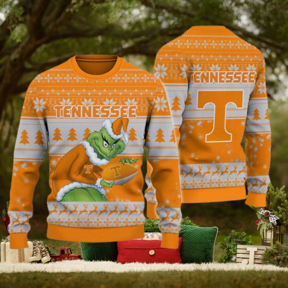Tennessee Volunteers Grinch Ugly Christmas Sweater Tennessee Volunteers Grinch Ugly Christmas Sweater