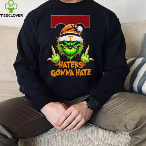 Tennessee Volunteers Grinch middle finger haters gonna hate hoodie, sweater, longsleeve, shirt v-neck, t-shirt