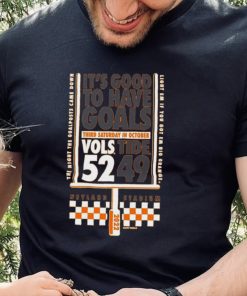 Tennessee Volunteers It’s Good To Have Goals Third Saturday In October Shirt