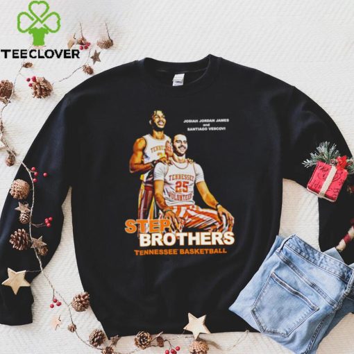 Tennessee Volunteers Josiah Jordan James and Santiago Vescovi Step Brothers 2022 hoodie, sweater, longsleeve, shirt v-neck, t-shirt