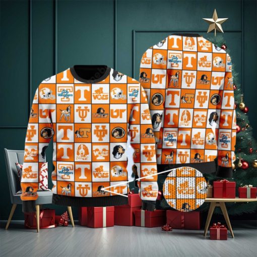 Tennessee Volunteers Logos Ugly Christmas Sweater