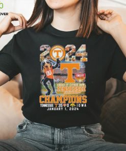 Tennessee Volunteers Mascot 2024 Cheez It Citrus Bowl Champions Tennessee 35 0 Iowa January 12024 T Shirt