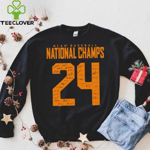 Tennessee Volunteers NCAA Baseball National Champions Sublimated Signature Shirt