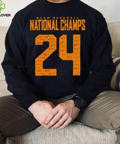 Tennessee Volunteers NCAA Baseball National Champions Sublimated Signature Shirt