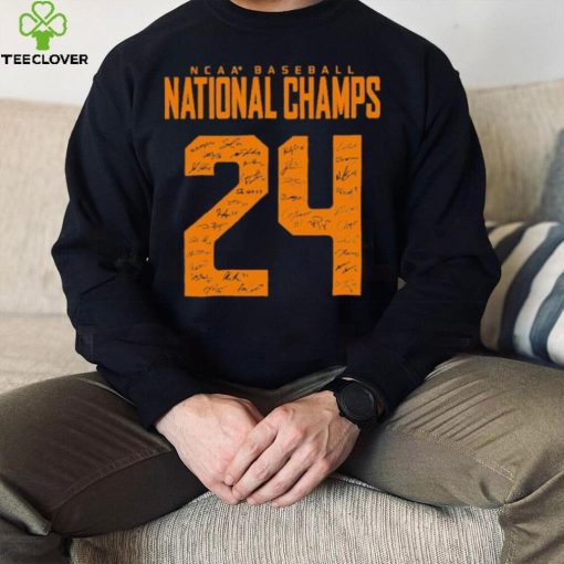 Tennessee Volunteers NCAA Baseball National Champions Sublimated Signature Shirt