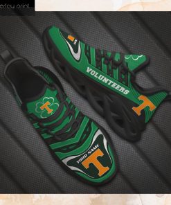 Tennessee Volunteers NCAA St. Patrick's Day Shamrock Custom Name Clunky Max Soul Shoes Sneakers For Mens Womens