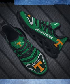 Tennessee Volunteers NCAA St. Patrick's Day Shamrock Custom Name Clunky Max Soul Shoes Sneakers For Mens Womens