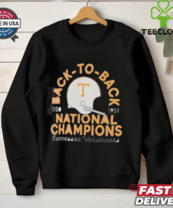 Tennessee Volunteers National Champions back to back shirt