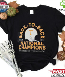 Tennessee Volunteers National Champions back to back shirt