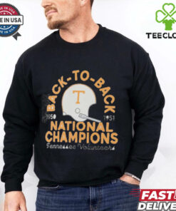 Tennessee Volunteers National Champions back to back shirt