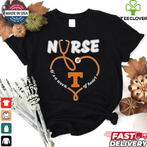 Tennessee Volunteers Nurse it’s a work of heart stethoscope shirt