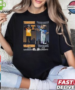 Tennessee Volunteers On Saturdays X Tennessee Titans On Sundays Mascot Shirt