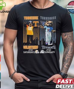 Tennessee Volunteers On Saturdays X Tennessee Titans On Sundays Mascot Shirt