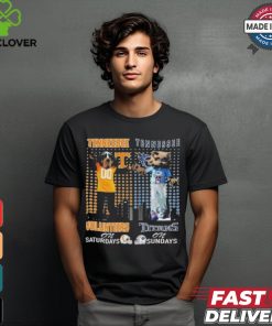 Tennessee Volunteers On Saturdays X Tennessee Titans On Sundays Mascot Shirt