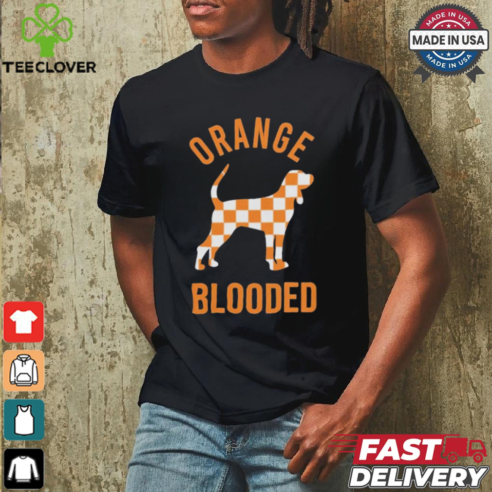 Tennessee Volunteers Orange Blooded Dog Shirt Tennessee Volunteers Orange Blooded Dog Shirt