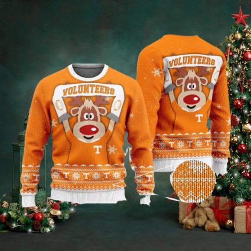 Tennessee Volunteers Reindeer Ugly Christmas Sweater