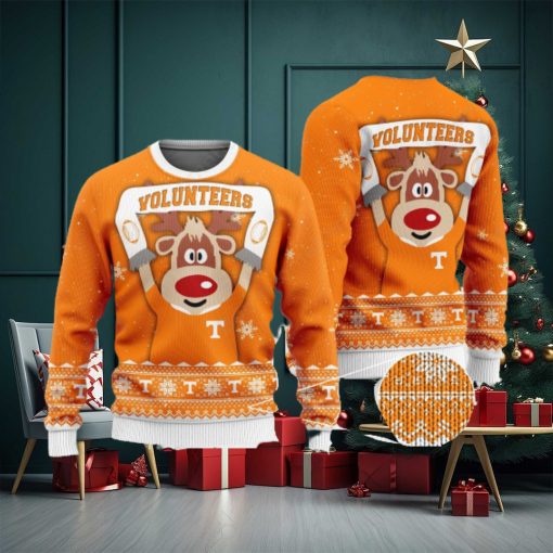 Tennessee Volunteers Reindeer Ugly Christmas Sweater
