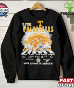 Tennessee Volunteers Rocky Top 1891 2024 Thank You For The Memories Signatures Shirt