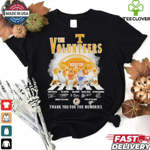 Tennessee Volunteers Rocky Top 1891 2024 Thank You For The Memories Signatures Shirt