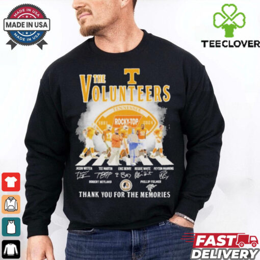 Tennessee Volunteers Rocky Top 1891 2024 Thank You For The Memories Signatures Shirt