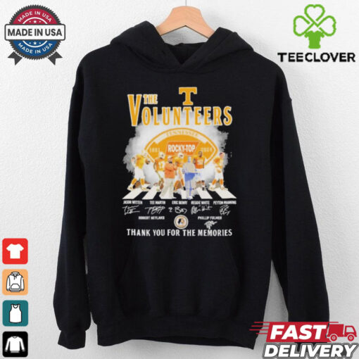 Tennessee Volunteers Rocky Top 1891 2024 Thank You For The Memories Signatures Shirt
