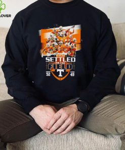 Tennessee Volunteers Settled on the Field 2022 52 – 49 hoodie, sweater, longsleeve, shirt v-neck, t-shirt