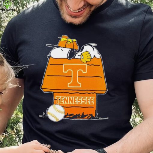 Tennessee Volunteers Snoopy And Woodstock The Peanuts Baseball shirt