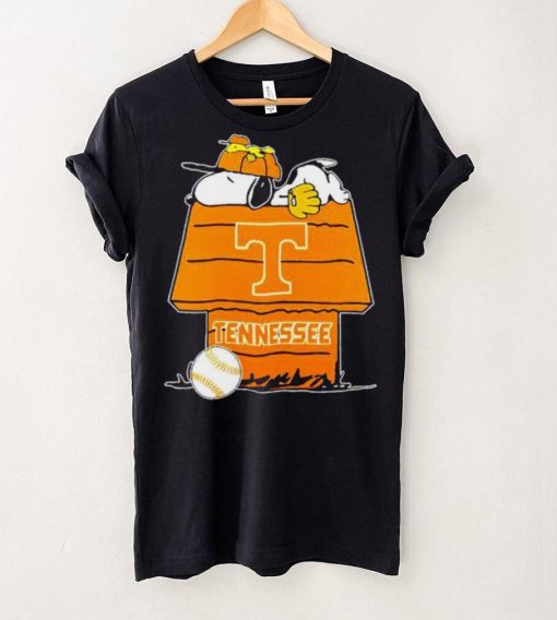 Tennessee Volunteers Snoopy And Woodstock The Peanuts Baseball shirt