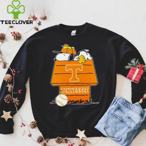 Tennessee Volunteers Snoopy And Woodstock The Peanuts Baseball shirt