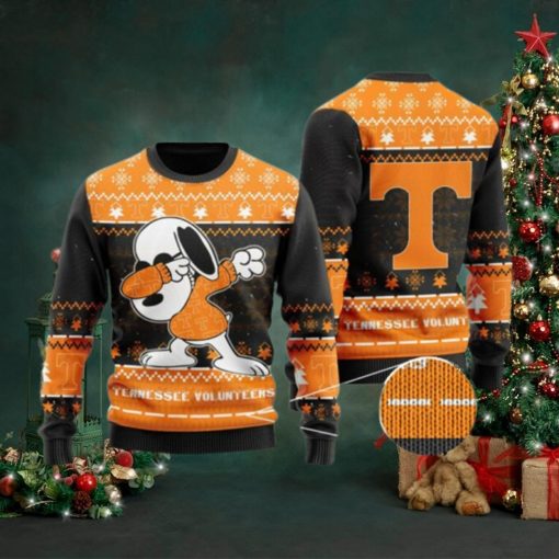 Tennessee Volunteers Snoopy Dabbing Holiday Party Ugly Christmas Sweater, Ugly Sweater, Christmas Sweaters, Hoodie, Sweatshirt, Sweater