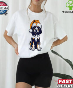 Tennessee Volunteers Tennessee Smokey Claus Mascot Shirt festive design featuring the Tennessee Volunteers mascot, Smokey, in a Santa Claus outfit