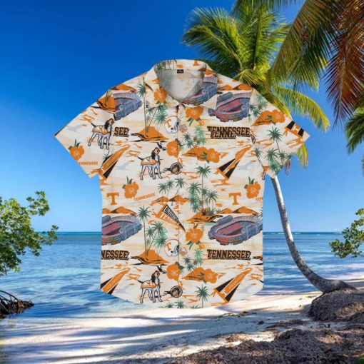 Tennessee Volunteers Thematic Stadium Print Hawaiian Shirt