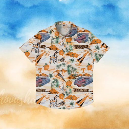 Tennessee Volunteers Thematic Stadium Print Hawaiian Shirt