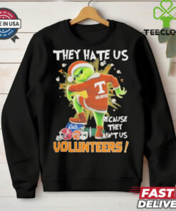 Tennessee Volunteers They Hate Us On Christmas The Grinch 2024 T Shirt
