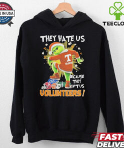 Tennessee Volunteers They Hate Us On Christmas The Grinch 2024 T Shirt