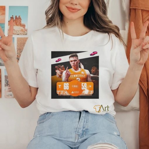 Tennessee Volunteers Win 66 59 Carolina Basketball 2023 Sec Men’S Basketball Champions Final Score T Shirt