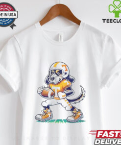 Tennessee Volunteers football Vols Smokey Dog Mascot Football Player Shirt