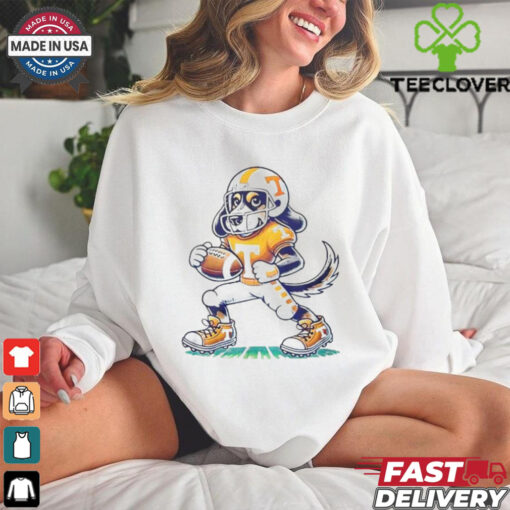 Tennessee Volunteers football Vols Smokey Dog Mascot Football Player Shirt