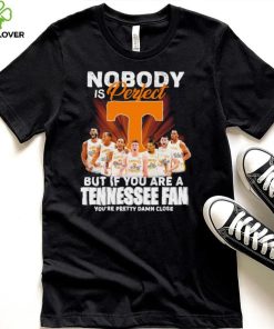 Tennessee Volunteers men’s basketball nobody is perfect but if you are a Tennessee fan player signatures shirt