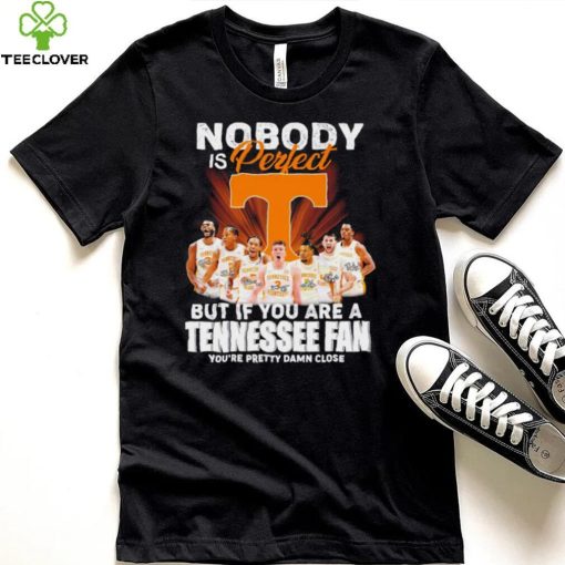 Tennessee Volunteers men’s basketball nobody is perfect but if you are a Tennessee fan player signatures shirt