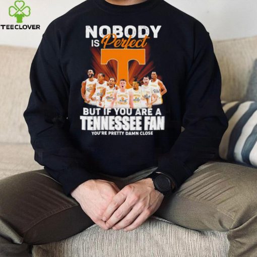 Tennessee Volunteers men’s basketball nobody is perfect but if you are a Tennessee fan player signatures shirt