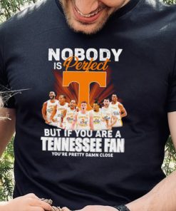 Tennessee Volunteers men’s basketball nobody is perfect but if you are a Tennessee fan player signatures shirt