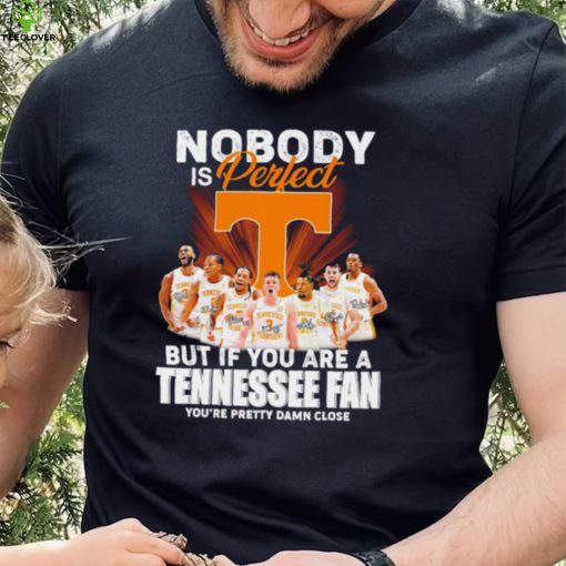 Tennessee Volunteers men’s basketball nobody is perfect but if you are a Tennessee fan player signatures shirt