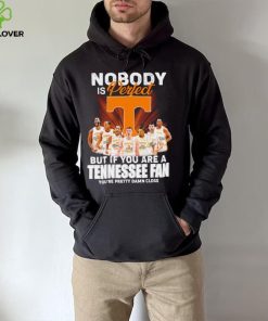 Tennessee Volunteers men’s basketball nobody is perfect but if you are a Tennessee fan player signatures shirt