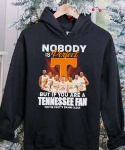 Tennessee Volunteers men’s basketball nobody is perfect but if you are a Tennessee fan player signatures shirt